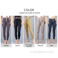 Vendita calda Womens Yoga Abbigliamento 2022 Tessuti elasticizzati Donne Pantaloni Yoga Assorbire rapidamente il sudore Pantaloni da yoga